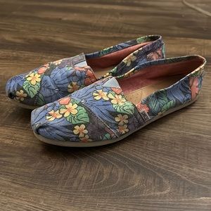 Toms floral alpargata